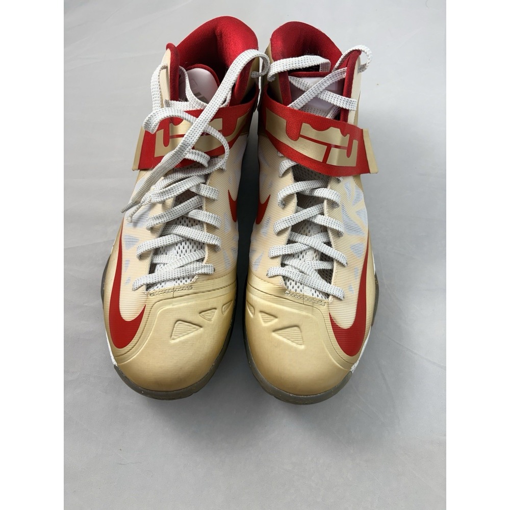 Nike Zoom Soldier VI PROMO LeBron James Gold Star Red Men's 12.5 PE Shoes